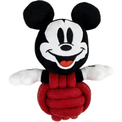 Afbeelding van Hondenspeelgoed Mickey Mouse Rood Polyester Katoen