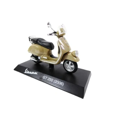 Afbeelding van OPO 10 Miniatuur scooter uit de collectie 1/18, compatibel met Piaggio Vespa GT 250 Braun 2006 Ves0056