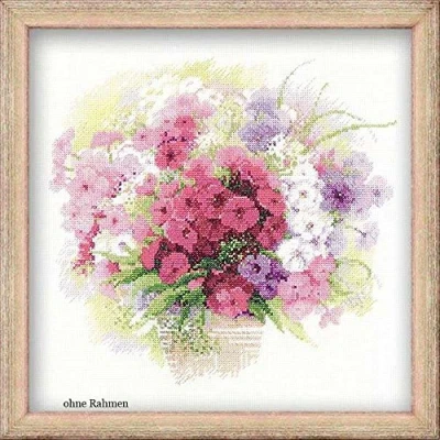 Afbeelding van Borduurpakket Aquarel Phlox Riolis