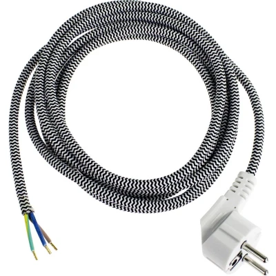 Afbeelding van AS Schwabe 87202 Aansluitkabel Stroom Zwart/wit 3.00 m