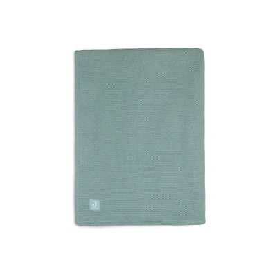 Afbeelding van Jollein Deken Ledikant 100x150cm Basic Knit Wild Rose/Fleece