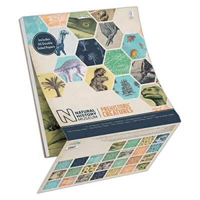 Afbeelding van 12 x 12&quot; Paper Pad (50pk) Prehistoric Creatures