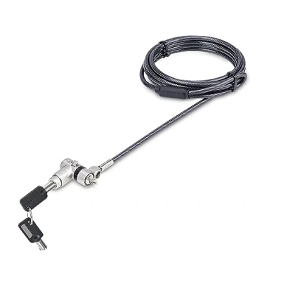 Afbeelding van StarTech.com UNIVK LAPTOP LOCK kabelslot Zwart, Zilver