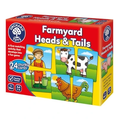 Afbeelding van Educatief Spel Orchard Farmyard Heads &amp; Tails (FR)