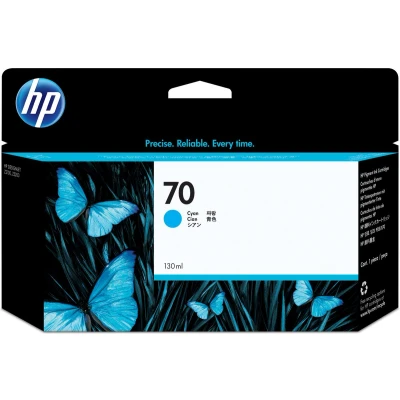 Afbeelding van HP 70 (C9452A) Inktcartridge Cyaan