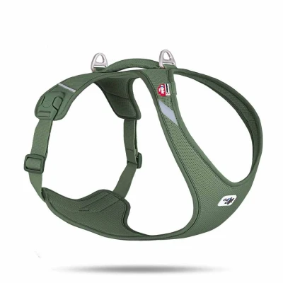 Afbeelding van Curli Belka Comfort Hondentuig Helemaal Nieuw Groen XL (XL, Hond, Algemeen), Kraag + Leiband