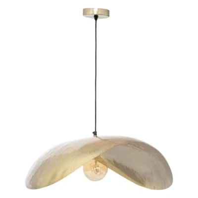 Afbeelding van Atmosphera Interieurontwerper hanglamp Arlo metalen kroonluchter voor slaapkamer, woonkamer, entree, kantoor D 80 cm goud