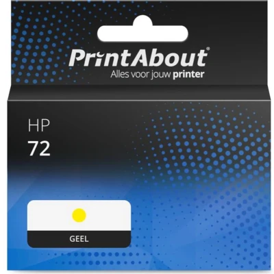 Afbeelding van Huismerk HP 72 (C9373A) Inktcartridge Geel