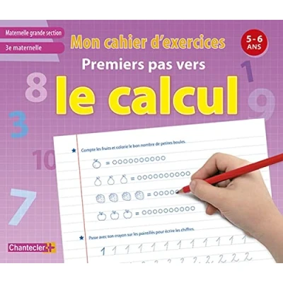 Afbeelding van Mon cahier d&#039;exercices premiers pas vers le calcul, Workbook