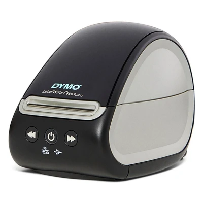 Image de DYMO LabelWriter 550 Turbo Imprimante d&#039;étiquettes thermique direct rouleau (6,2 cm) 300 ppp jusqu&#039;à 90 étiquettes/minute USB 2.0, LAN