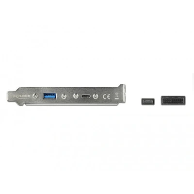 Afbeelding van Delock Gleufsteun (USB 3.0, USB 3.1), Geheugenkaartlezer, Zwart