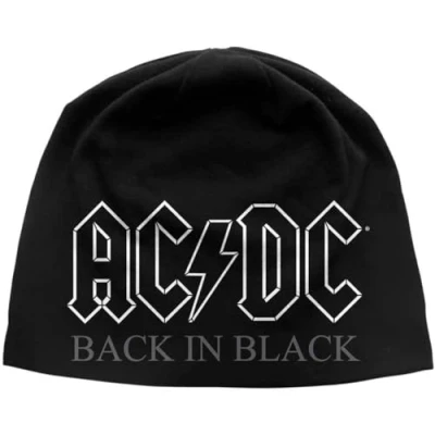 Afbeelding van AC/DC Back In Black Beanie Muts Zwart