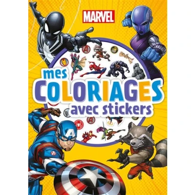 Image de MARVEL Mes Coloriages avec stickers