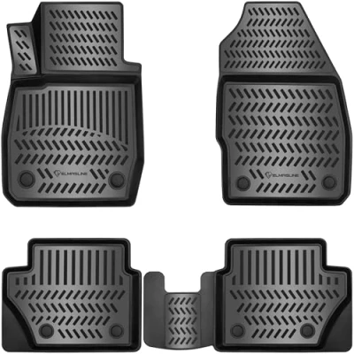 Afbeelding van ELMASLINE 3D Vloermatten voor Ford Fiesta 7 (2017 2025) Rubberen automatten met extra hoge randen Auto accessoires