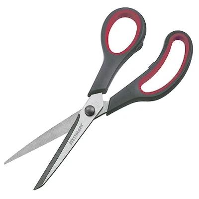 Afbeelding van Westmark Huishoudelijke schaar 21 cm veelzijdige schaar, ideaal voor het snijden van kunststof, papier, karton en meer roestvrij staal, PP, TPR, zwart, rood