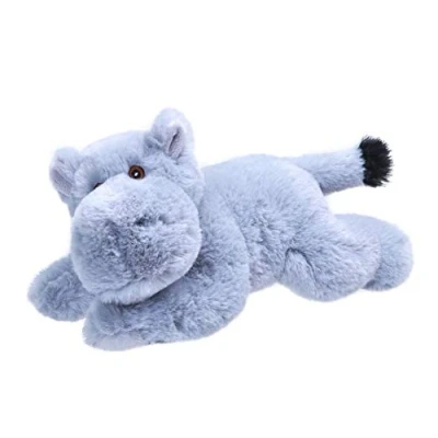 Afbeelding van Wild Republic Knuffel Nijlpaard Ecokins Mini Junior 20 Cm Pluche Blauw