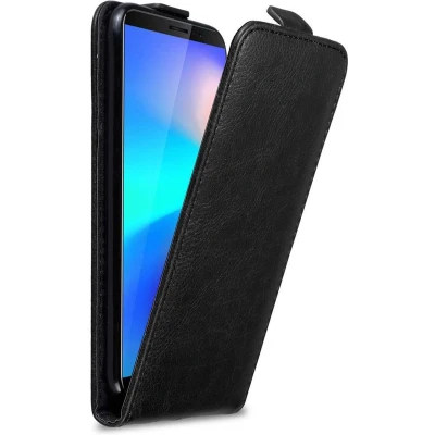 Afbeelding van Cadorabo Hoesje geschikt voor Cubot J3 PRO in ZWARTE NACHT Beschermhoes flip design Case Cover met magnetische sluiting