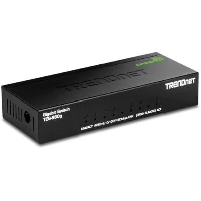 Afbeelding van TRENDnet Greennet Gigabit schakelaar met 8 poorten, TEG S80G