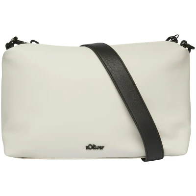 Afbeelding van s.Oliver LÄSSIGE CITY MIT Reissverschlussfach UND Logodetail Schoudertas, Dames, Maat: One Size, Helles beige