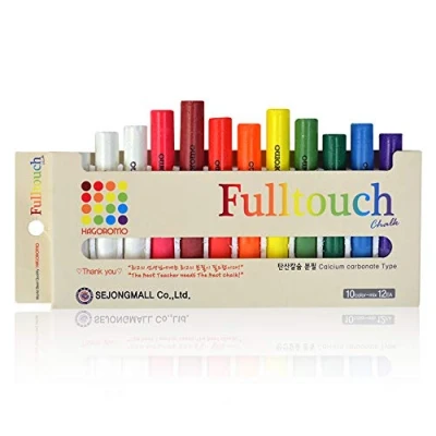 Afbeelding van Hagoromo Fulltouch Gemengde krijt, 10 kleuren, 12 stuks