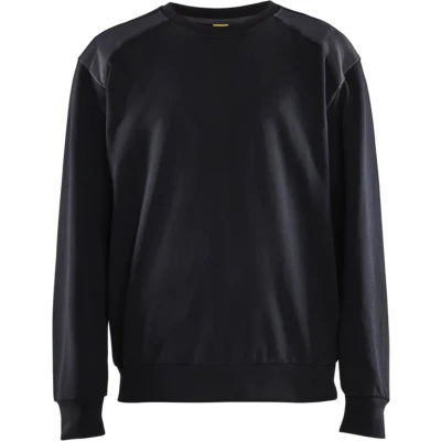Afbeelding van Blaklader Sweatshirt bi colour 3580 1158 Zwart/Medium grijs