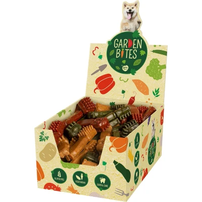 Afbeelding van Doos : Garden bites toby toothbrush L 10cm 50g 72 stuks