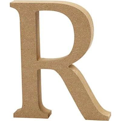 Afbeelding van Creativ Company Letter R MDF 8cm, 1st.