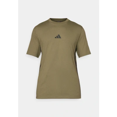 Afbeelding van adidas Sportswear Essential Three Stripes Single Tshirt basic, Heren, Maat: XS, Alumina/white