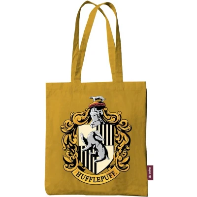 Afbeelding van Harry Potter Hufflepuff Wapen Boodschappentas Geel