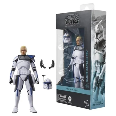 Image de Star Wars The Black Series Clone Captain Rex, Ahsoka Figurine à collectionner de qualité supérieure 15 cm