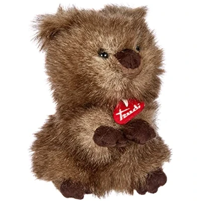 Afbeelding van Trudi Classic knuffel Quoakka Wallaby 20 cm Hoge kwaliteit pluche Knuffeldier voor jongens en meisjes Bruin 14x20x13 maat S