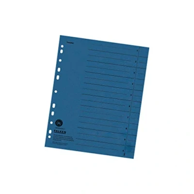 Afbeelding van Falken Scheidingsbladen van gerecycled karton, A4 100 stuks, blauw