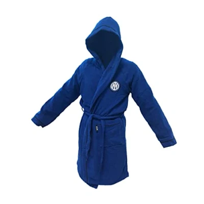 Afbeelding van hermet Accappatoio In Microspugna Uniseks badjas van microbadstof, Blauw