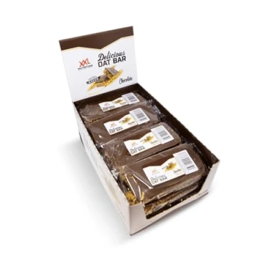 Afbeelding van XXL Nutrition Delicious Oat Bar Havermoutreep Supplement Reep van Havemout Gezonde Snack Chocolade 1 Pack