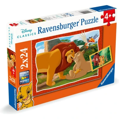 Afbeelding van Ravensburger Legpuzzel Lion King, 2x24st.