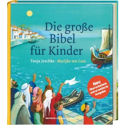 Afbeelding van Die große Bibel für Kinder. Von der Schöpfungsgeschichte bis zum Pfingstwunder: 36 Bibelgeschichten mit doppelseitigen Bildern &amp; leicht verständlichen Texten Vorlesen Kinder ab 4 Jahren