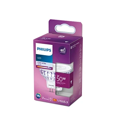 Image de Philips LED Spot Koelwit licht GU5.3 50 W Energiezuinige verlichting Lange levensduur
