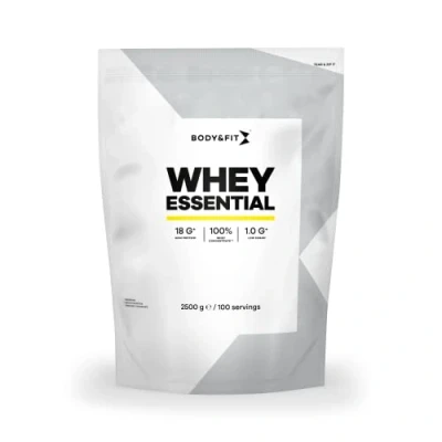 Afbeelding van Body &amp; Fit Whey Essential Eiwitpoeder Chocolade Proteine Poeder Protein 100 shakes (2500 gram)