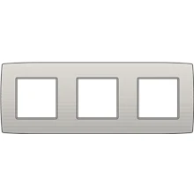 Afbeelding van Niko Drievoudige horizontale afdekplaat, kleur Original light grey