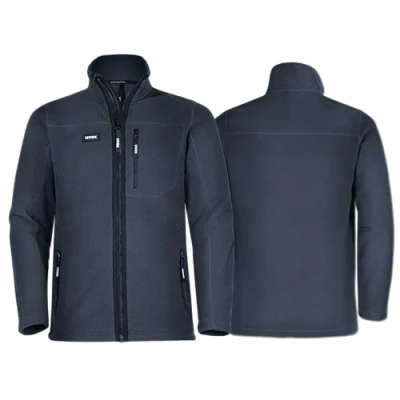 Afbeelding van Uvex Echor Fleecejas, werkjas voor heren, outdoorjas met sherpa fleece, Donkerblauw