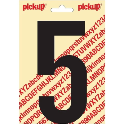 Afbeelding van Plakcijfer Nobel Sticker cijfer 5 Pickup
