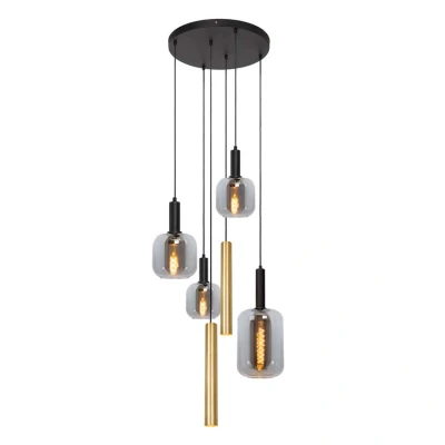 Afbeelding van Lucide JOANET Hanglamp Ø 65 cm 4xE27 Messing