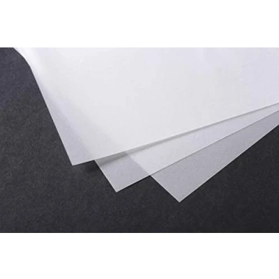 Afbeelding van Clairefontaine Ref 975077C transparant papier (10 vellen) DIN A1, 50/55 g, hoge transparantie, glad oppervlak, zuurvrij, bedrukbaar geschikt voor inkt, marker en potlood