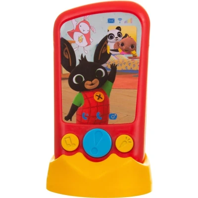 Afbeelding van Spectron Bing&#039;s Telefoon muziektelefoon 13 cm in de kleur Rood