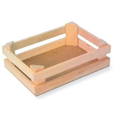 Afbeelding van Small Foot Houten Kratjes Klein 10x8x5,5cm, Set van 3
