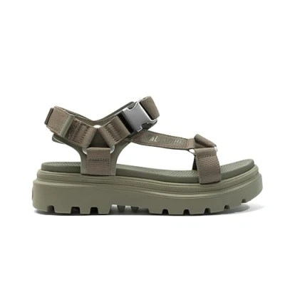Afbeelding van Palladium Pallacruise Strap 97465 308 M, Vrouwen, Groen, Sandalen, maat: 37