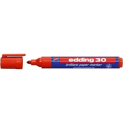 Afbeelding van Decoratie Brilliant papiermarker Edding 30 02 rood