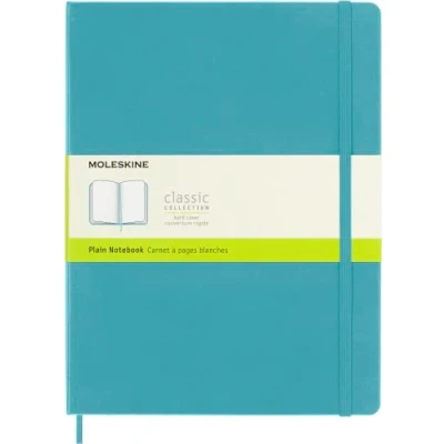 Afbeelding van Moleskine Notitieboek Xlarge, Blanco, Hard Cover, Riff Blue