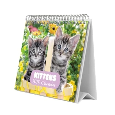 Afbeelding van Kittens Desk Kalender 2025
