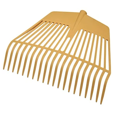 Afbeelding van Bladhark kunststof 20 tands 45 cm geel